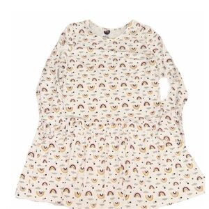bird & bean rainbow print dress